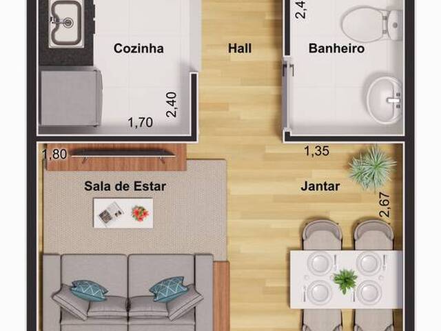 #1114 - Condomínio de Sobrados Geminados para Venda em Caraguatatuba - SP - 2